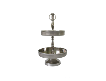 Etagère Fez | 2-laags - Zilver