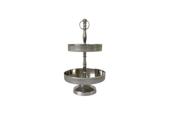 Etagère Fez | 2-laags - Zilver