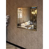 Spiegel Marie | Goud - 100 x 100 cm
