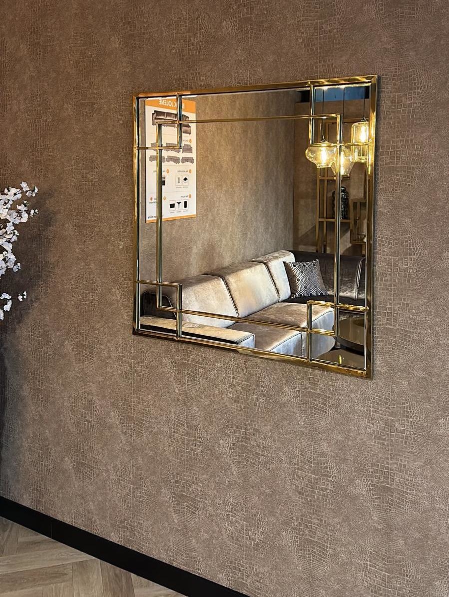 Spiegel Marie | Goud - 100 x 100 cm