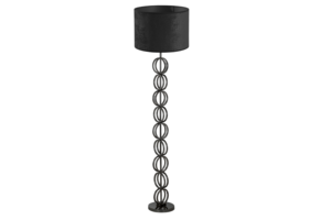 Vloerlamp Rings - incl. lampenkap | Black