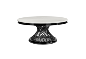 Salontafel Bentey rond 100 Ø - Zwart