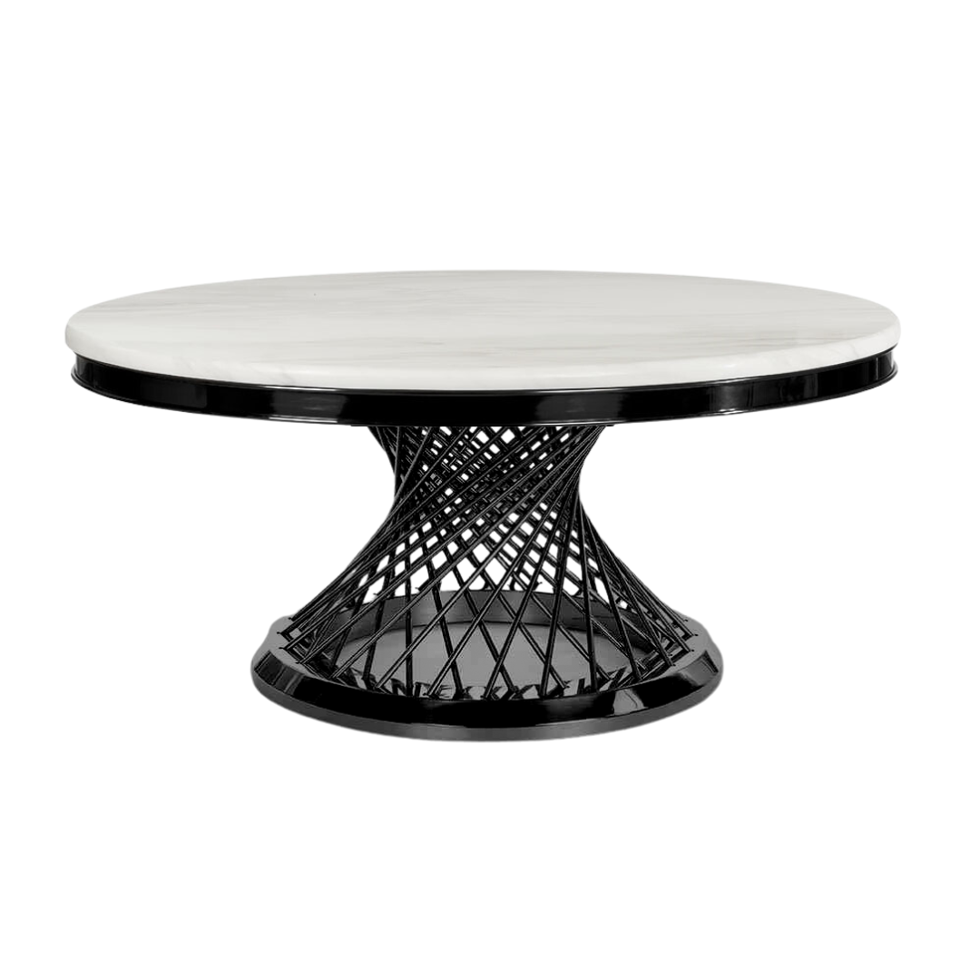 Salontafel Bentey rond 100 Ø - Zwart