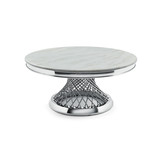 Salontafel Bentey rond 100 Ø - Zilver