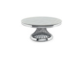 Salontafel Bentey rond 100 Ø - Zilver