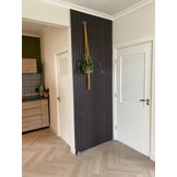 Akupanel | Akoestische Wandpanelen  Donker Eiken