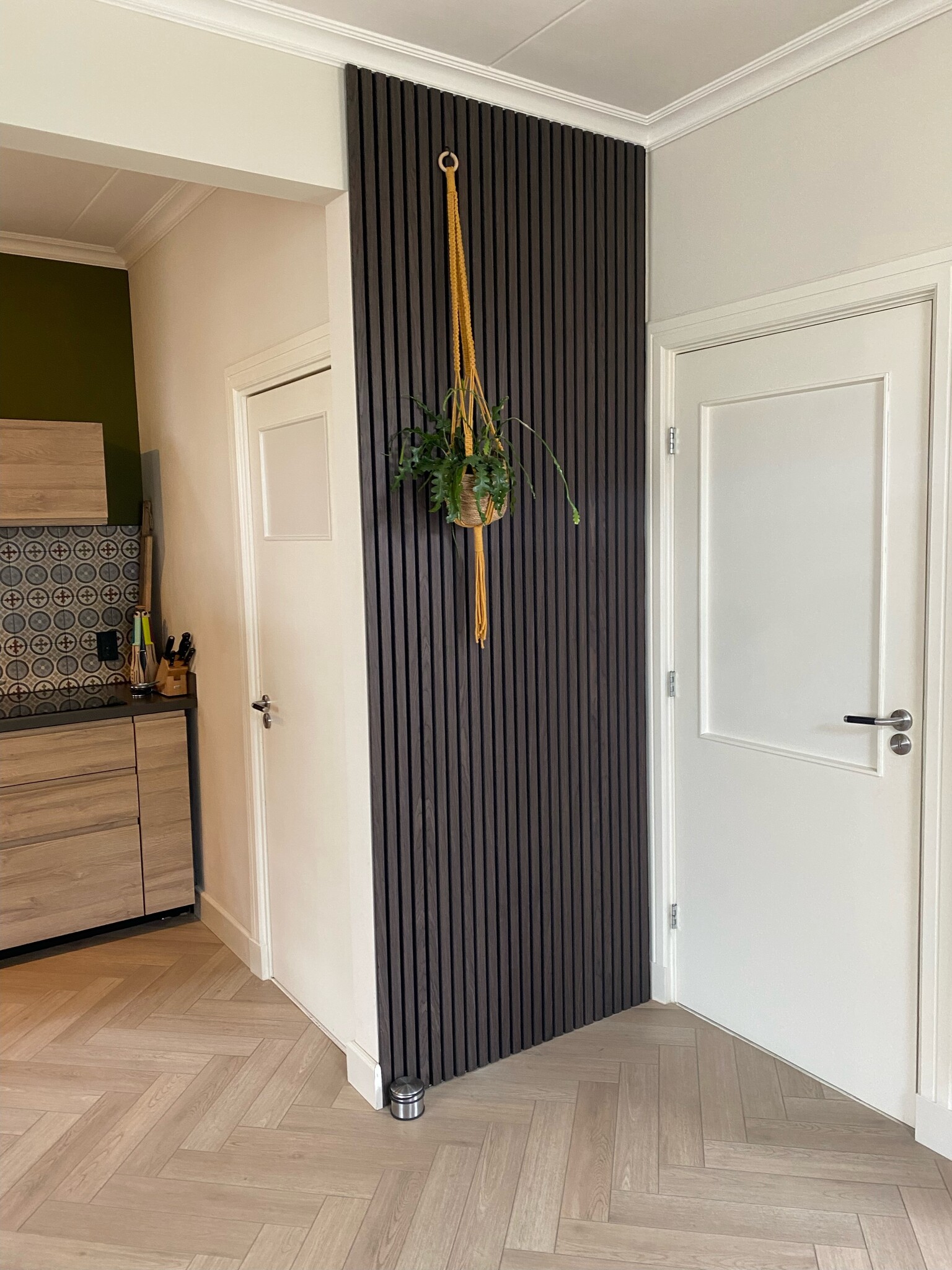 Akupanel | Akoestische Wandpanelen  Donker Eiken