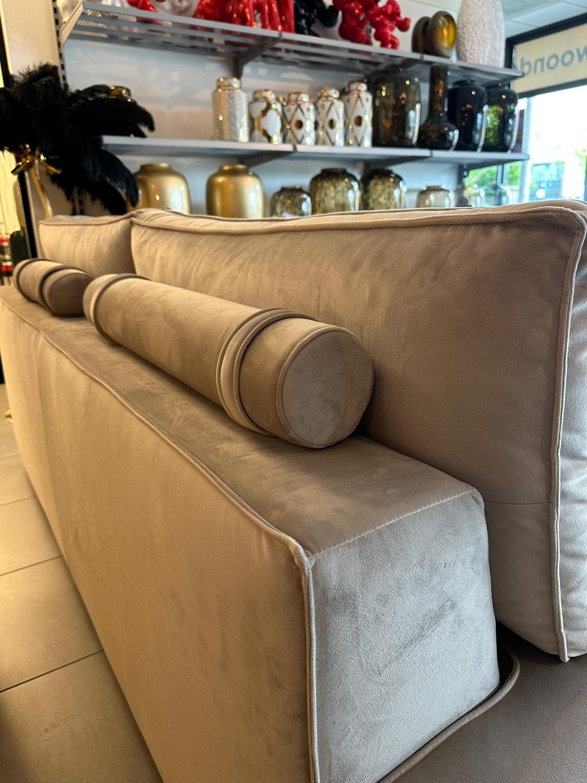 Hoekbank Montreal - Taupe Velvet