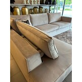 Hoekbank Montreal - Taupe Velvet