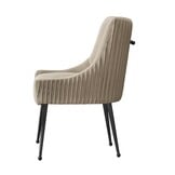 Eetkamerstoel Arona - Taupe / Zwart