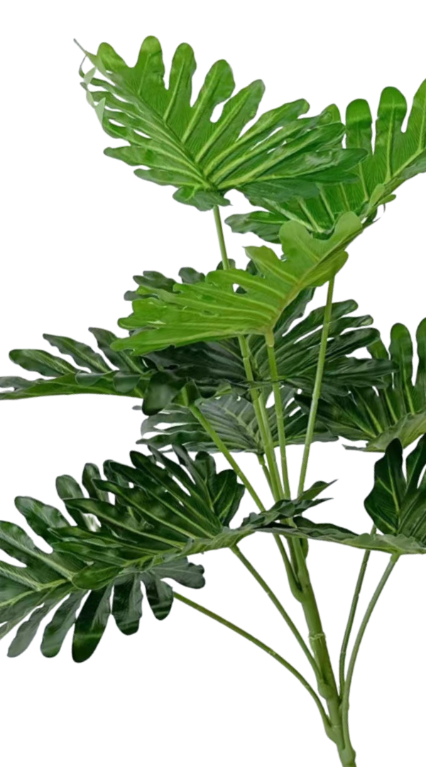 Groene Monstera/gatenplant kunstplant 100 cm
