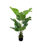 Groene Monstera/gatenplant kunstplant 120 cm