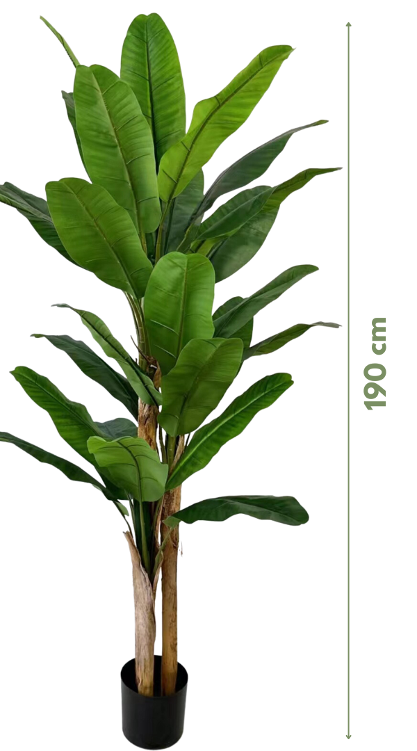 Kunst Bananenplant Deluxe 190 cm