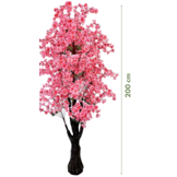 Kunst bloesemboom 200 cm - Roze - Mega Groot - XXL