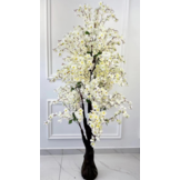 Kunst bloesemboom 200 cm - Wit/Geel - XXL - Mega groot