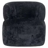Salerno Fauteuil - Zwart (Bergen 809)