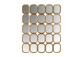 Spiegel Gold Squares - 140 x 105 cm
