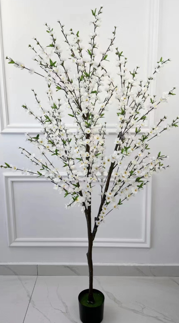 Kunst bloesemboom Merel 180 cm - Wit