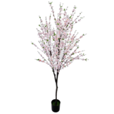 Kunst bloesemboom Merel  180  cm - Lichtroze