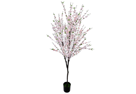 Kunst bloesemboom Merel  180  cm - Lichtroze