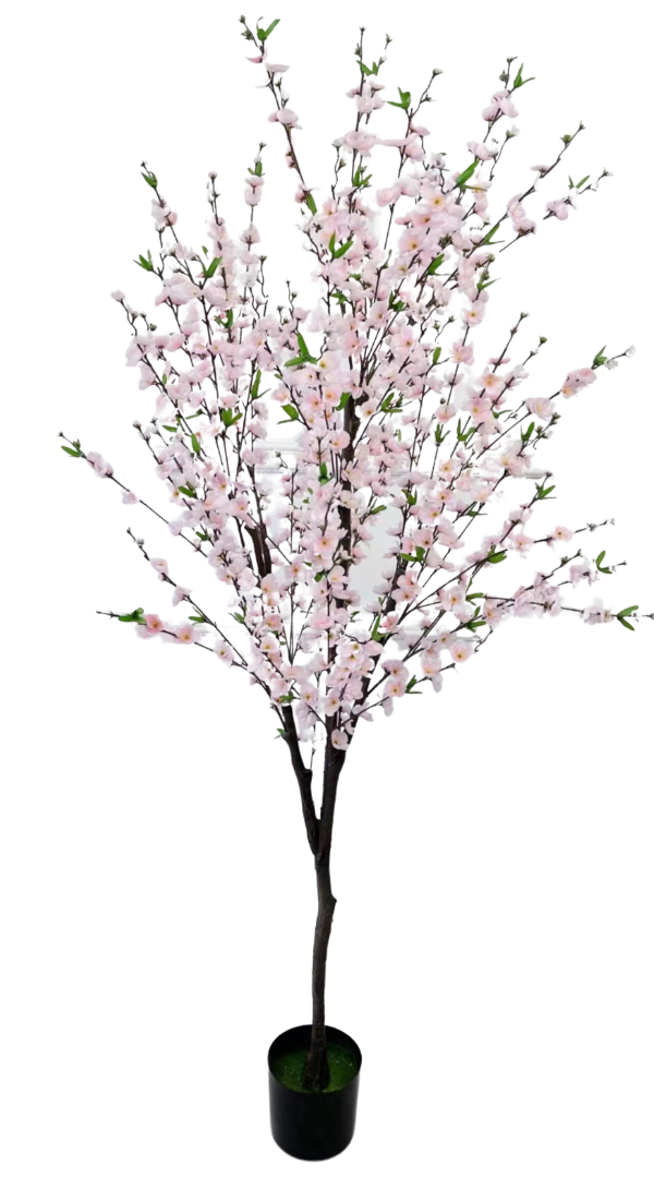 Kunst bloesemboom Merel  180  cm - Lichtroze