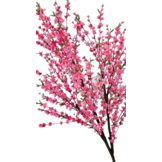 Kunst bloesemboom Merel  180  cm - Donkerroze