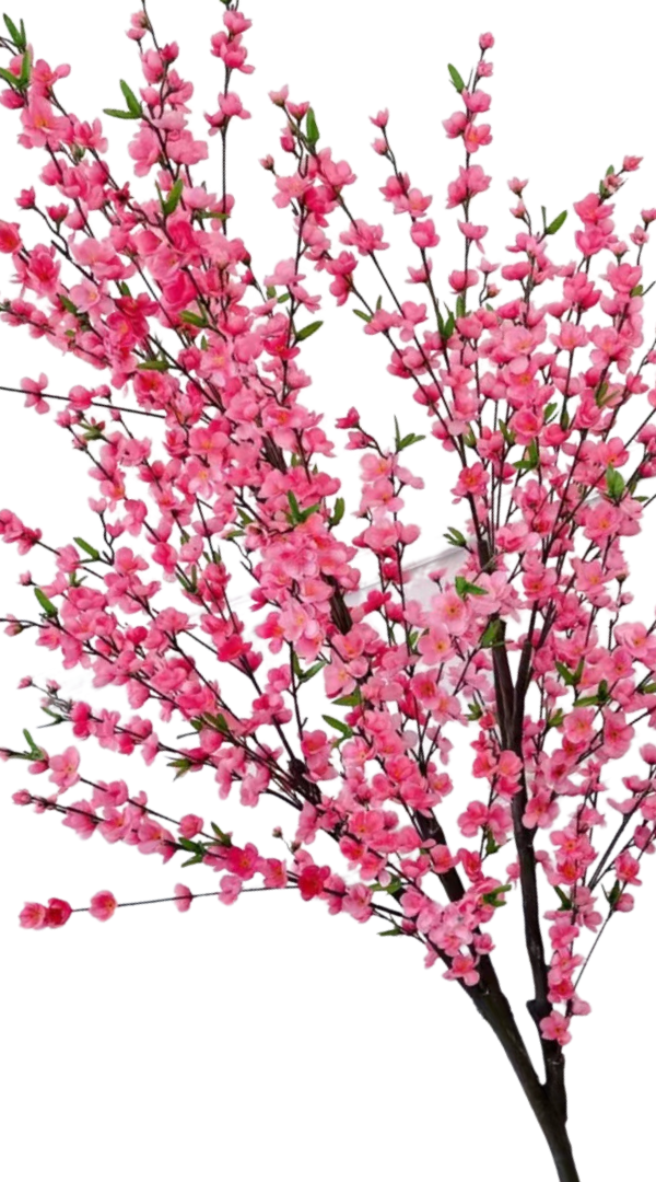 Kunst bloesemboom Merel  180  cm - Donkerroze