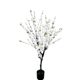 Kunst bloesemboom Merel 125  cm - Wit