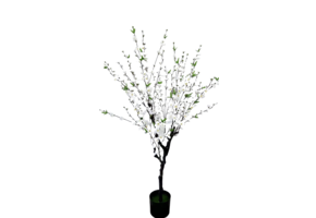 Kunst bloesemboom Merel 125  cm - Wit