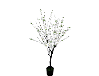 Kunst bloesemboom Merel 125  cm - Wit