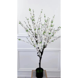 Kunst bloesemboom Merel 125  cm - Wit