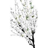 Kunst bloesemboom Merel 125  cm - Wit