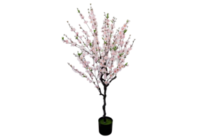 Kunst bloesemboom Merel 125  cm - lichtroze