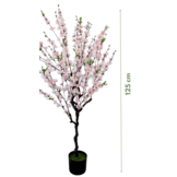 Kunst bloesemboom Merel 125  cm - lichtroze