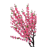 Kunst bloesemboom Merel 125  cm - donkerroze