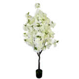 Kunst Kersenbloesem boom 155 cm - Wit
