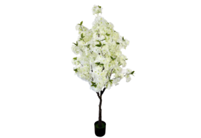 Kunst Kersenbloesem boom 155 cm - Wit