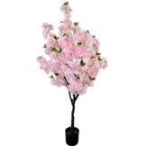 Kunst Kersenbloesem boom 155 cm - Lichtroze