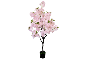 Kunst Kersenbloesem boom 125 cm - Lichtroze