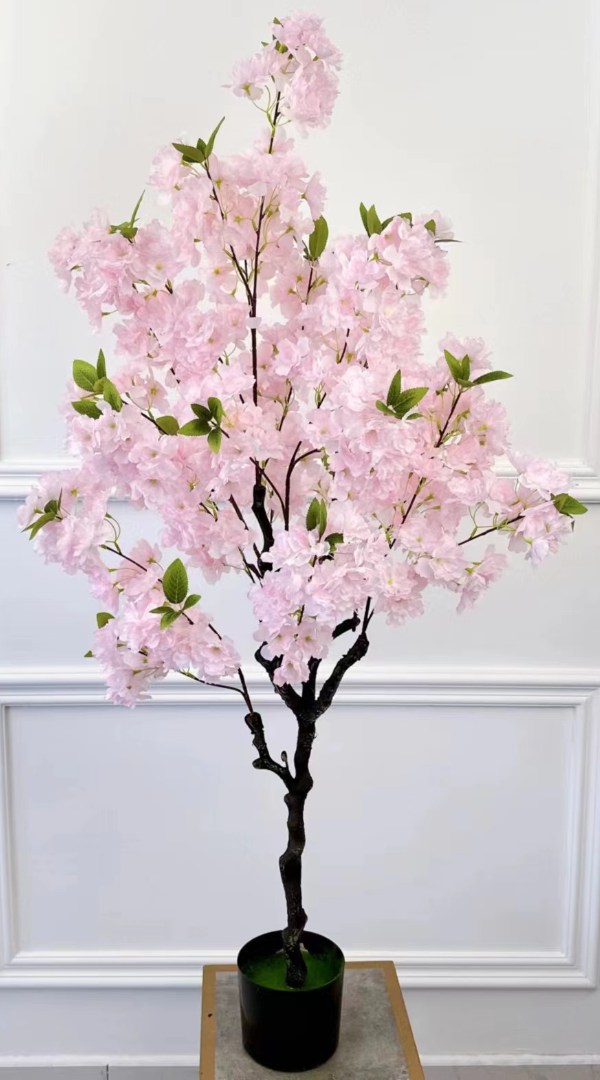 Kunst Kersenbloesem boom 125 cm - Lichtroze