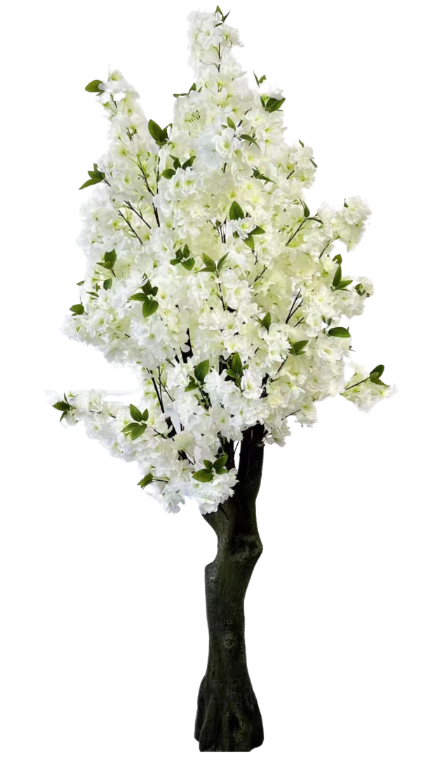 Kunst bloesemboom Madelief 170 cm - Wit - Groot