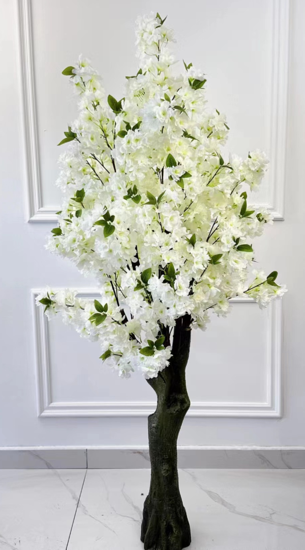 Kunst bloesemboom Madelief 170 cm - Wit - Groot