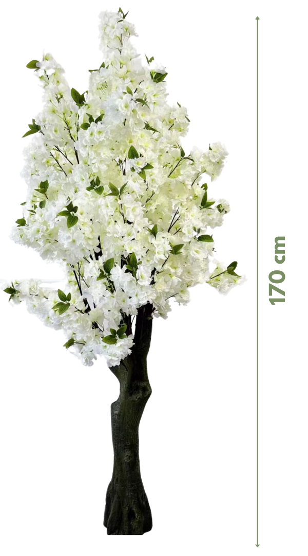 Kunst bloesemboom Madelief 170 cm - Wit - Groot