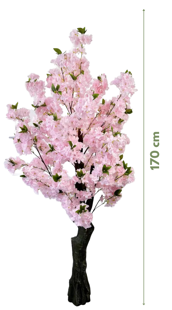 Kunst bloesemboom Madelief 170 cm - Lichtroze - Groot