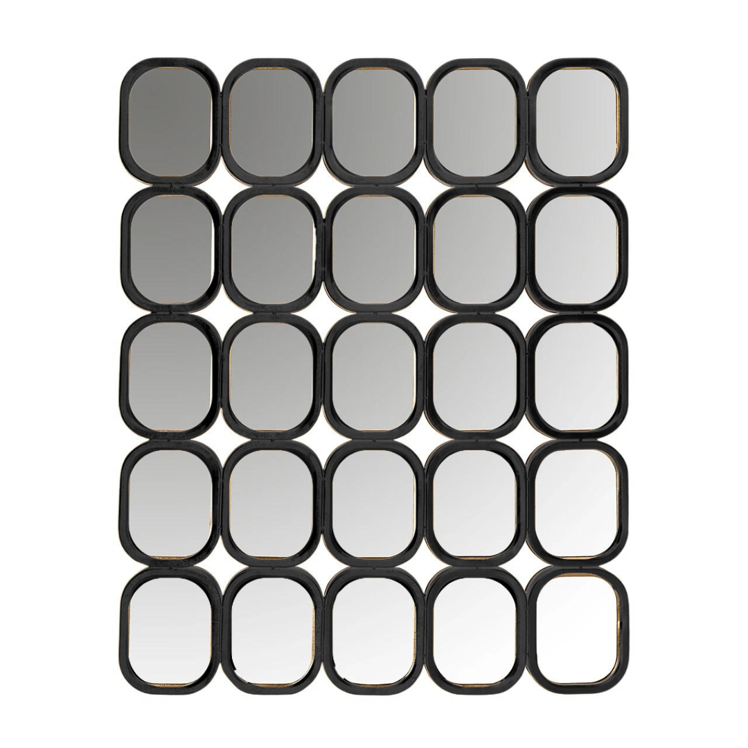Spiegel Black Squares - 140 x 105 cm
