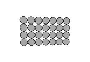 Spiegel Black Circles - 155 x 90 cm