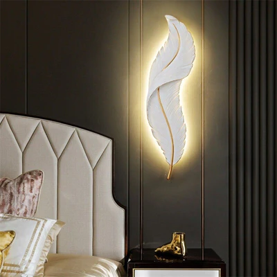 Wandlamp - Feather - LED - 120 x 28 cm