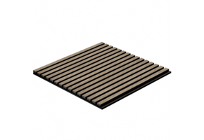 Akupanel | 60x60 Akoestische Wandpaneel Walnoot
