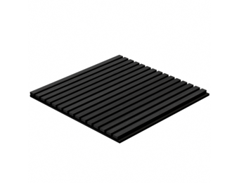 Akupanel | 60x60 Akoestische Wandpaneel Zwart Eiken