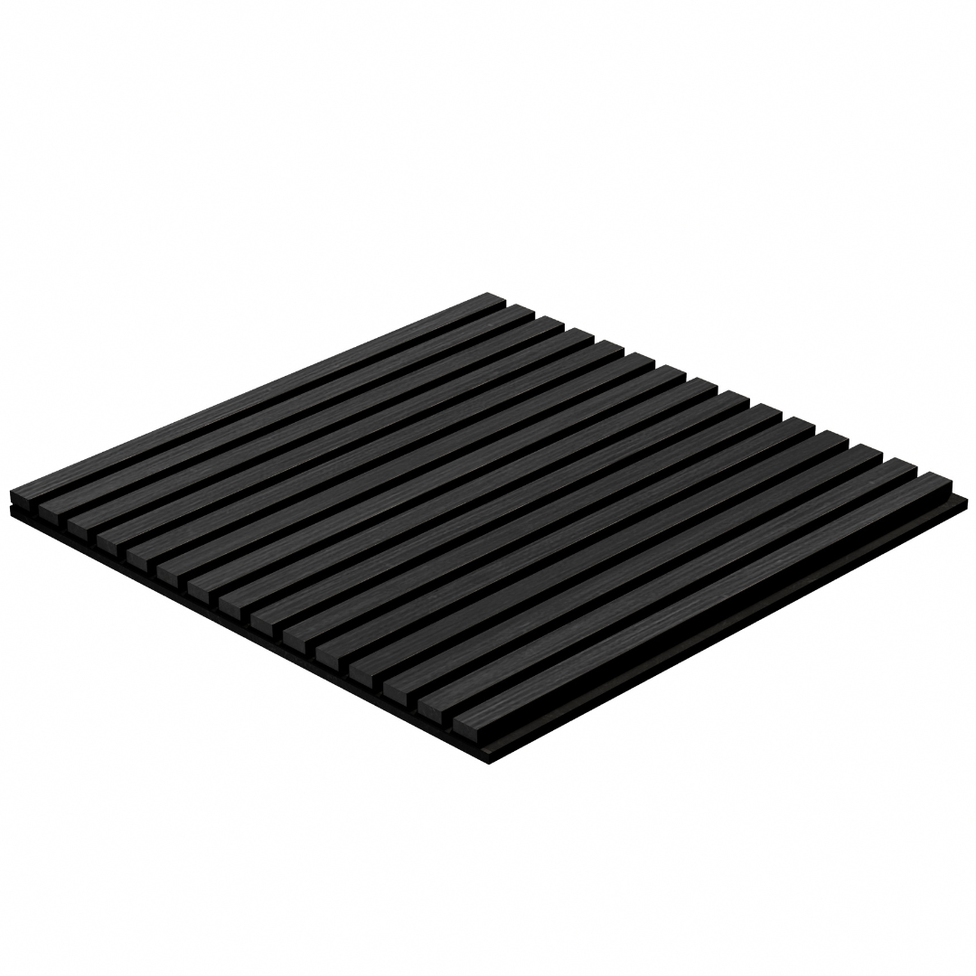 Akupanel | 60x60 cm Akoestische Wandpaneel Zwart Eiken